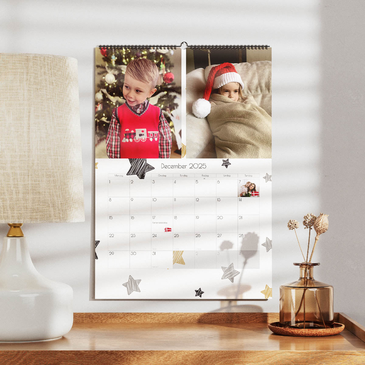 Grundlæggende Kalender   Standard Design fra Dinfotobog.dk