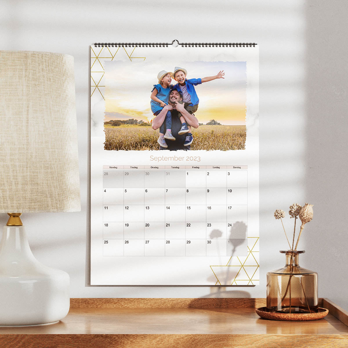 Moderne Kalender   Standard Design fra Dinfotobog.dk