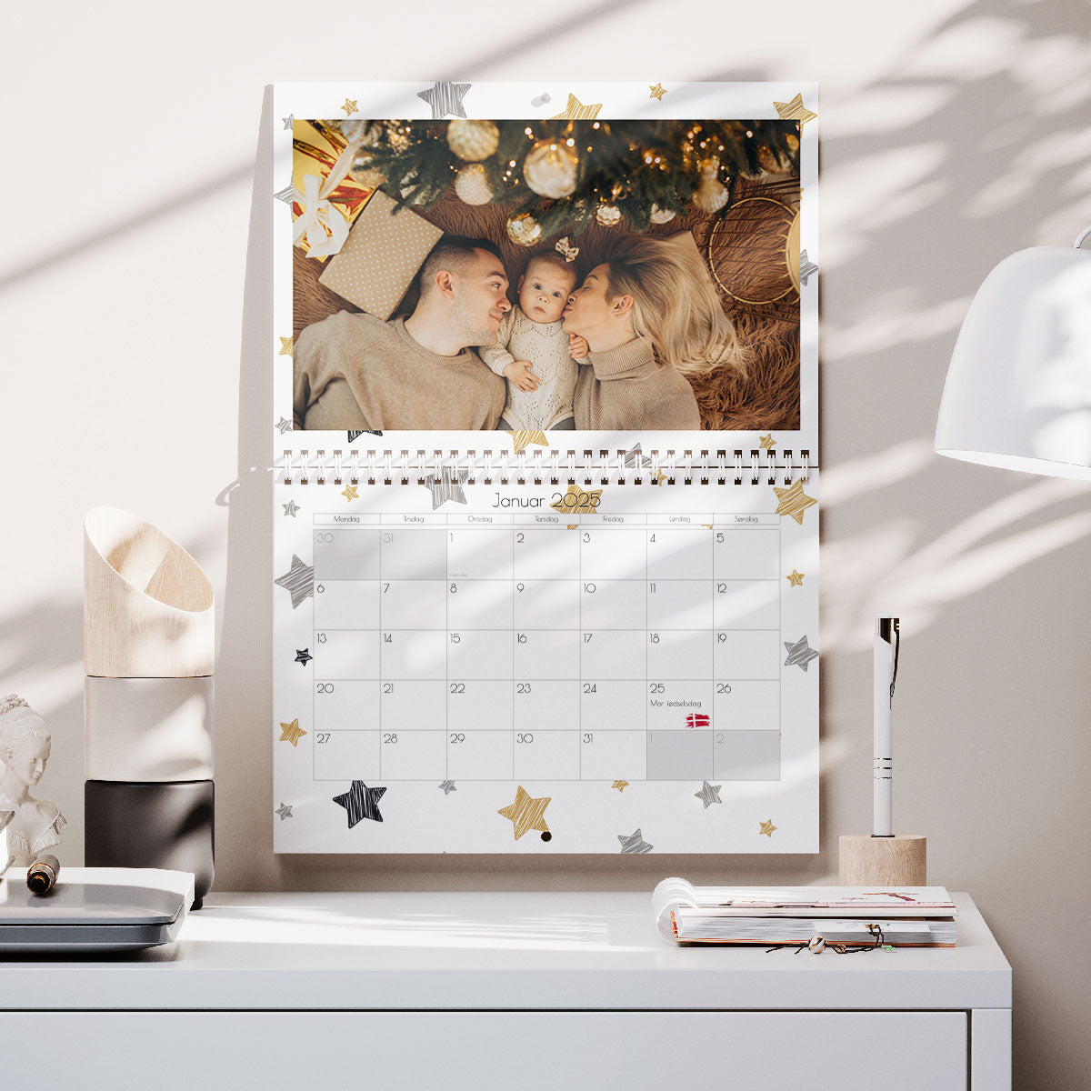 Grundlæggende Kalender   Dobbeltsidet fra Dinfotobog.dk