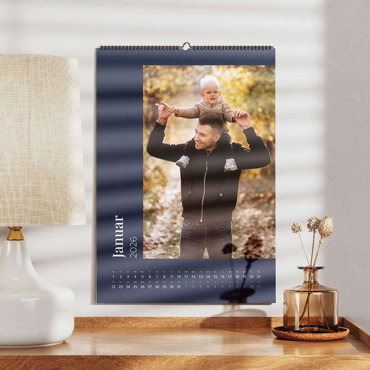 Elegant Kalender   Smal Design fra Dinfotobog.dk