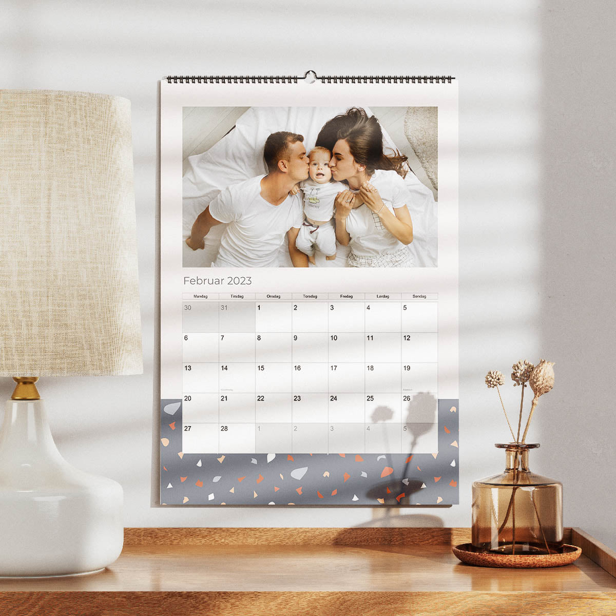 Klippe Inspireret Kalender   Standard Design fra Dinfotobog.dk