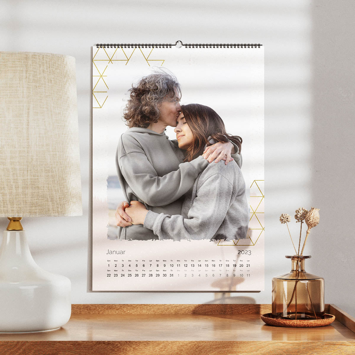 Moderne Kalender   Smal Design fra Dinfotobog.dk