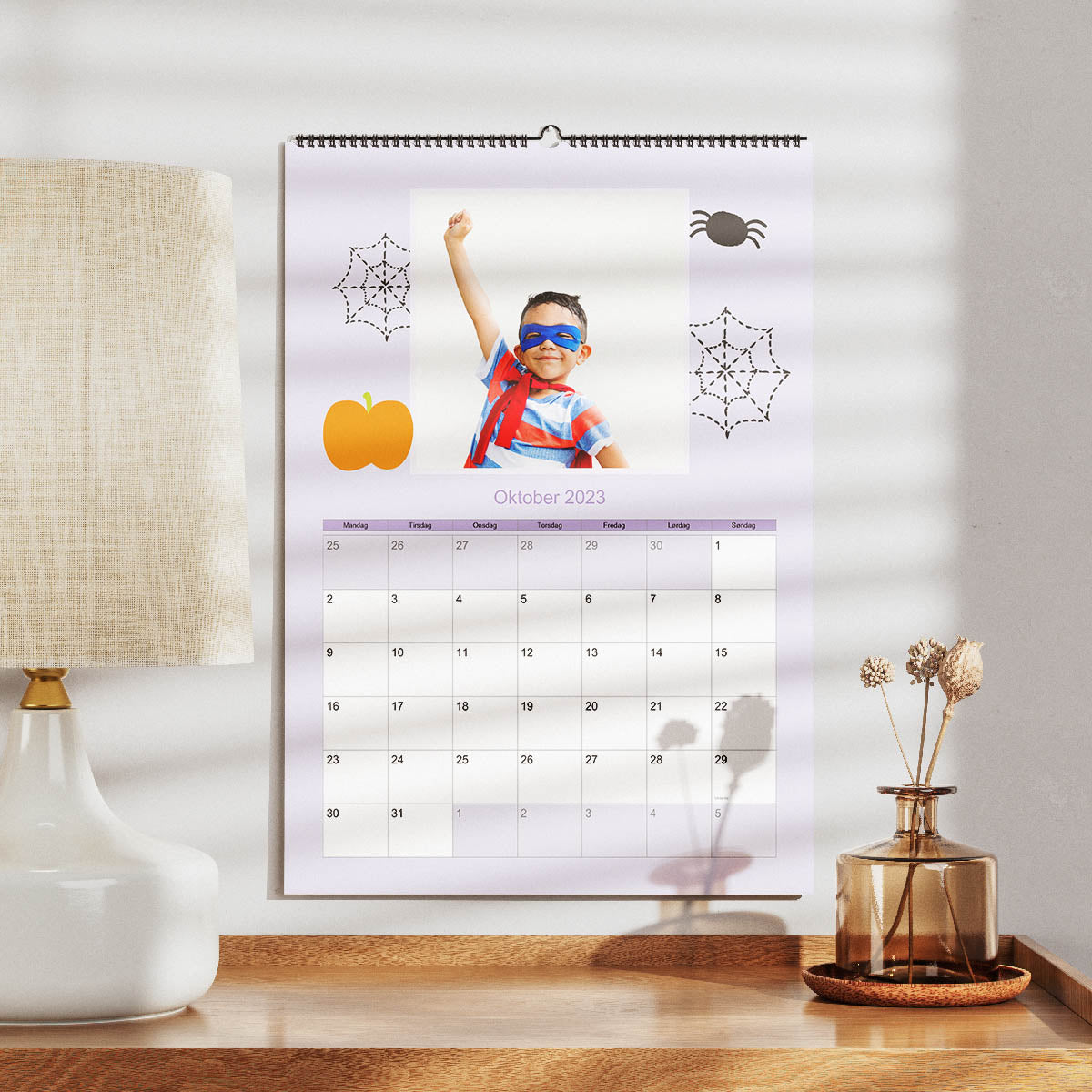 Sæson Inspireret Kalender   Standard Design fra Dinfotobog.dk
