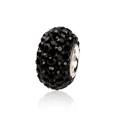 Charm Led Med Swarovski Krystaller fra Smykker I Sort »