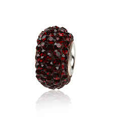 Charm Led Med Swarovski Krystaller fra Smykker I Rød »