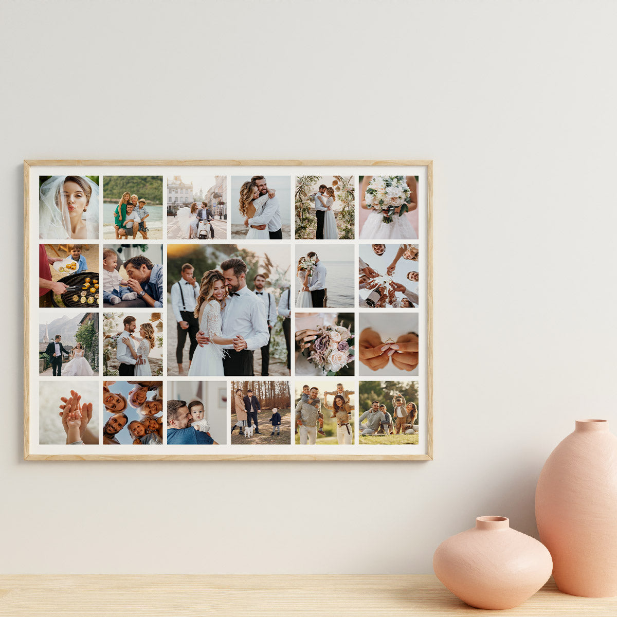 Collage Prints 21 Billeder Bredformat fra Dinfotobog.dk