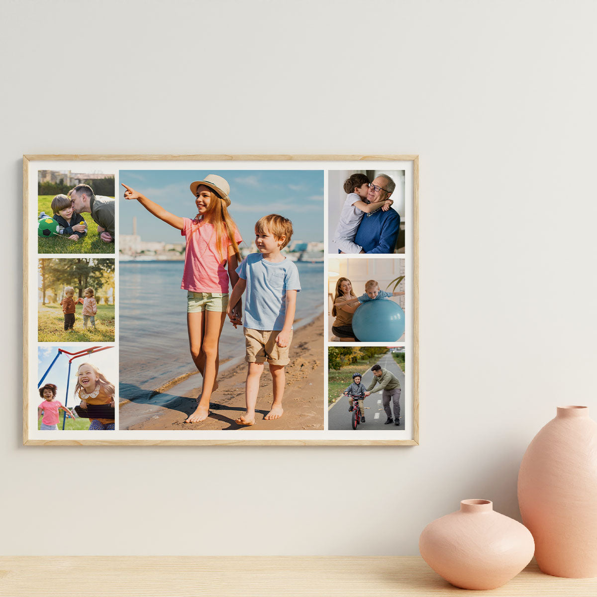 Collage Prints   7 Billeder   Bredformat fra Dinfotobog.dk