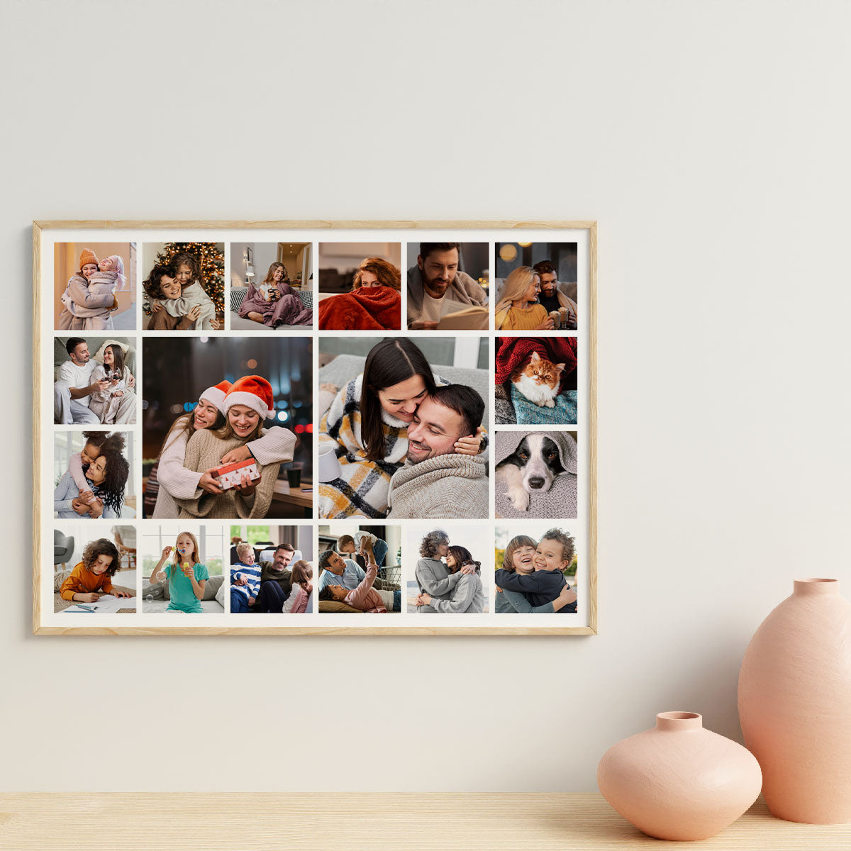 Collage Prints 18 Billeder Bredformat fra Dinfotobog.dk