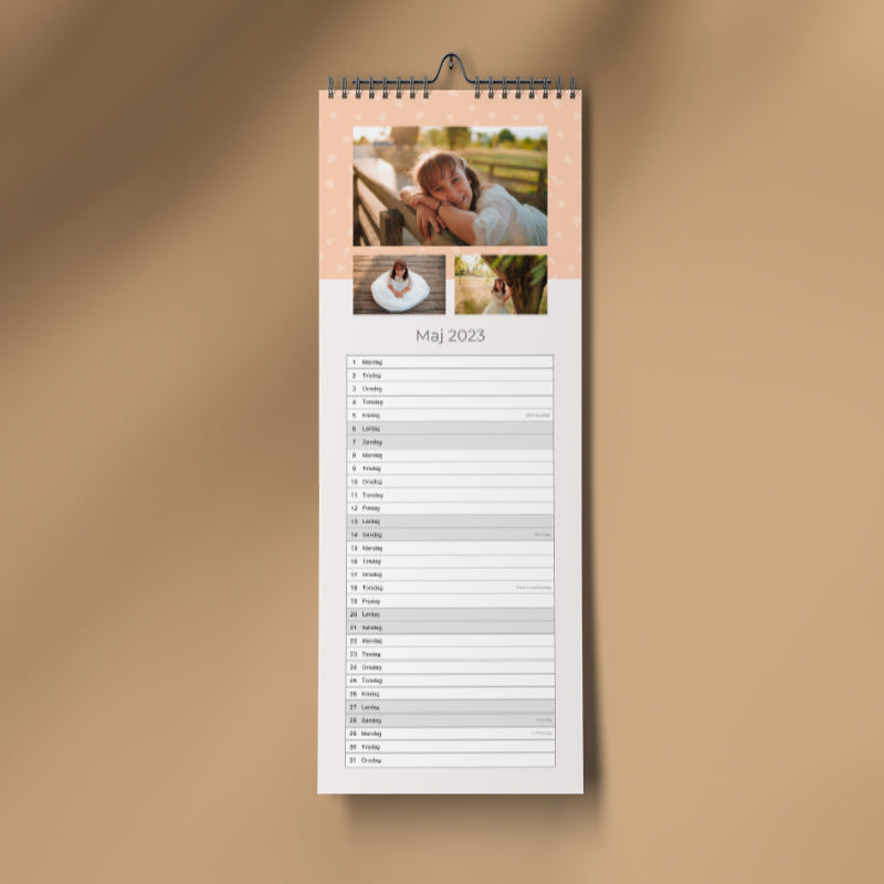 Klippe Inspireret Kalender    Køkken fra Dinfotobog.dk