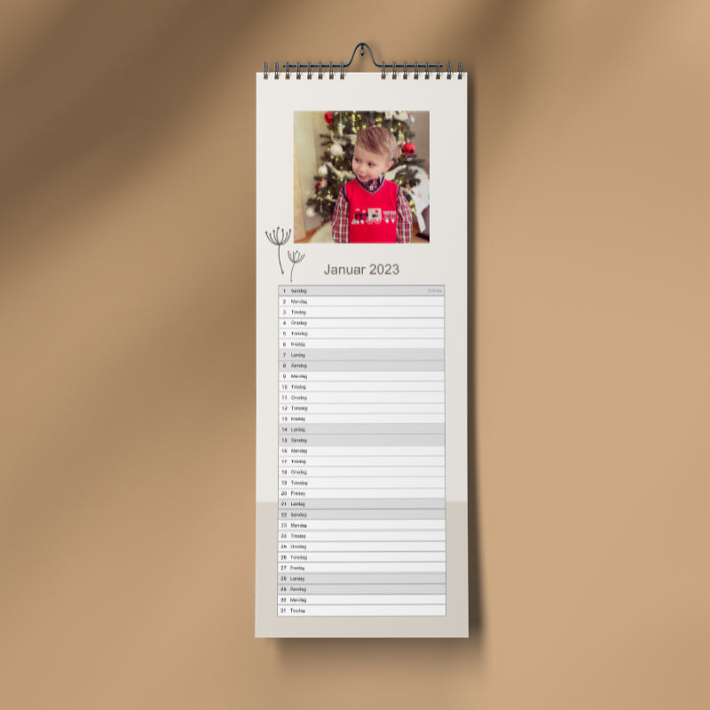 Rustik Kalender   Køkken fra Dinfotobog.dk