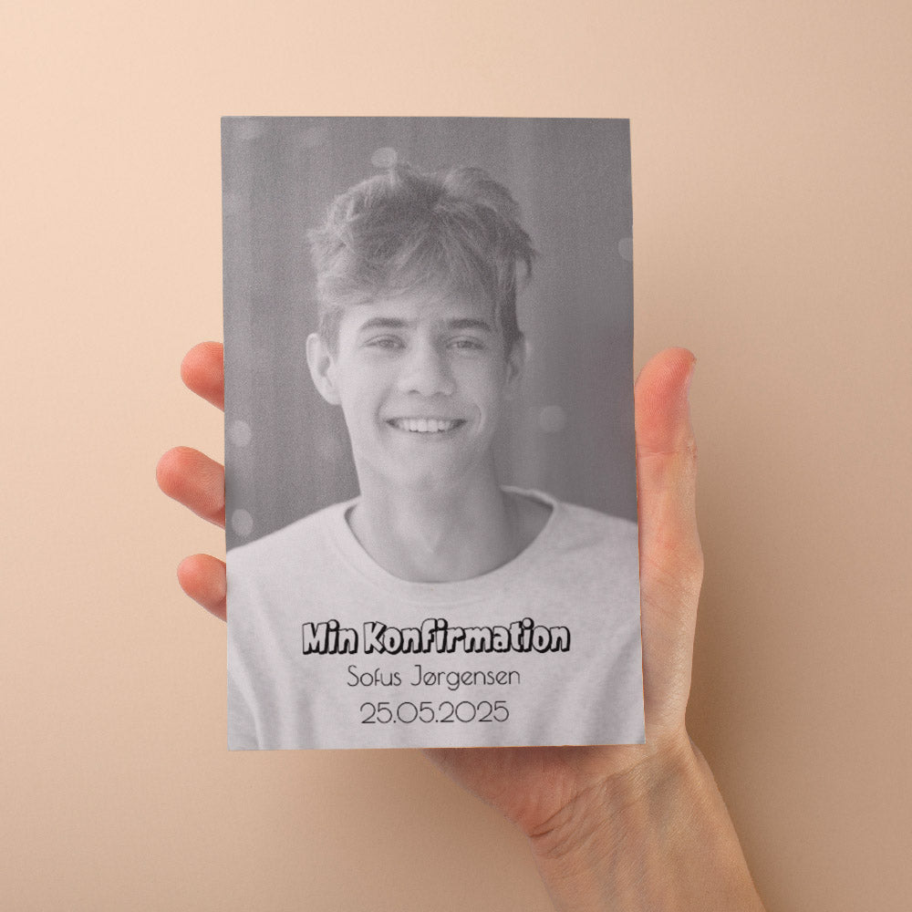 Indbydelse Til Konfirmation   Design 5 fra Dinfotobog.dk