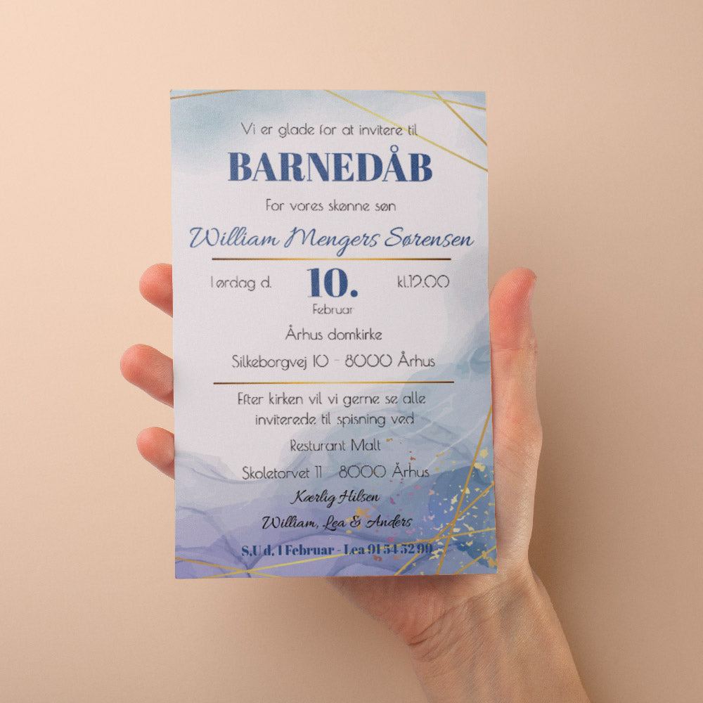 Indbydelse Til Barnedåb   Design 7 fra Dinfotobog.dk