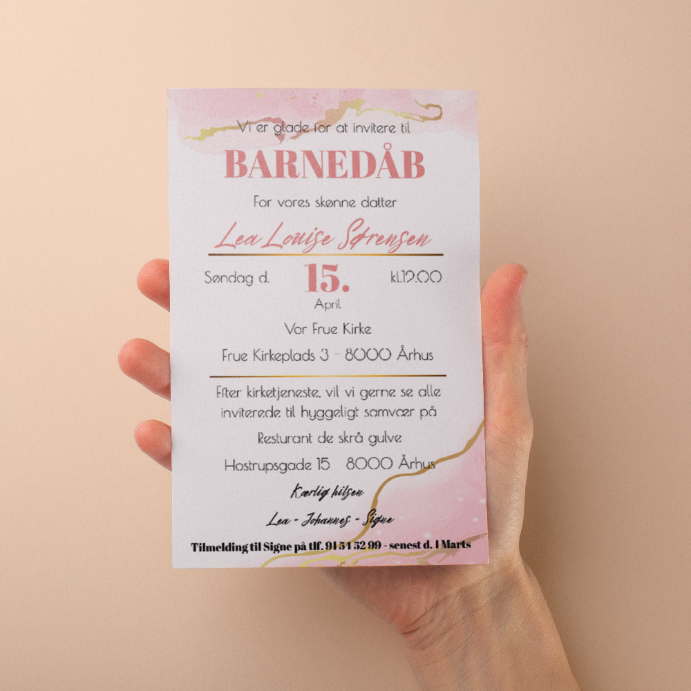 Indbydelse Til Barnedåb   Design 6 fra Dinfotobog.dk