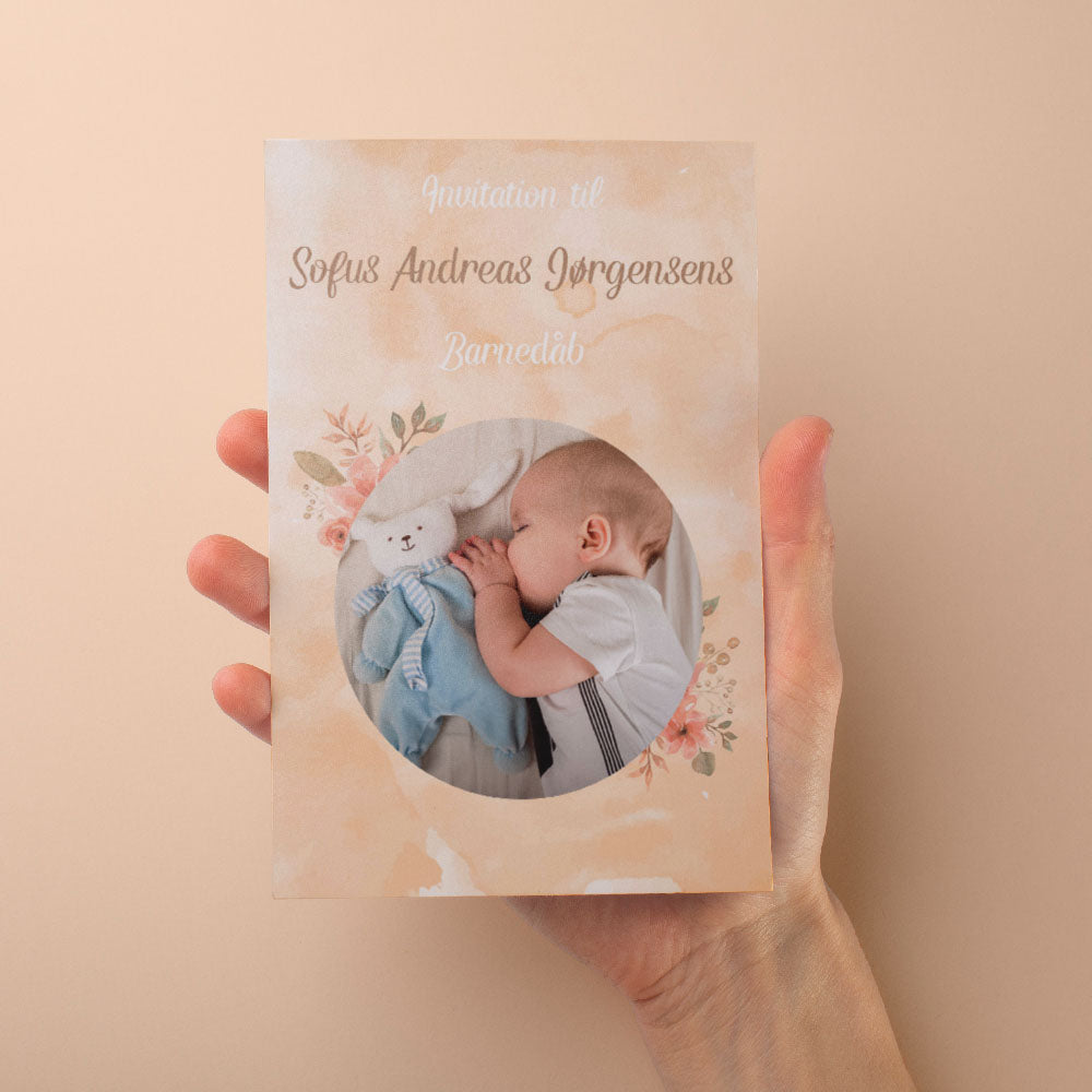 Indbydelse Til Barnedåb   Design 5 fra Dinfotobog.dk