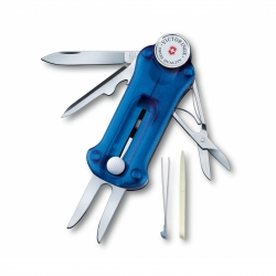 Golf Tool, Blue Translucent   Multitool fra Victorinox