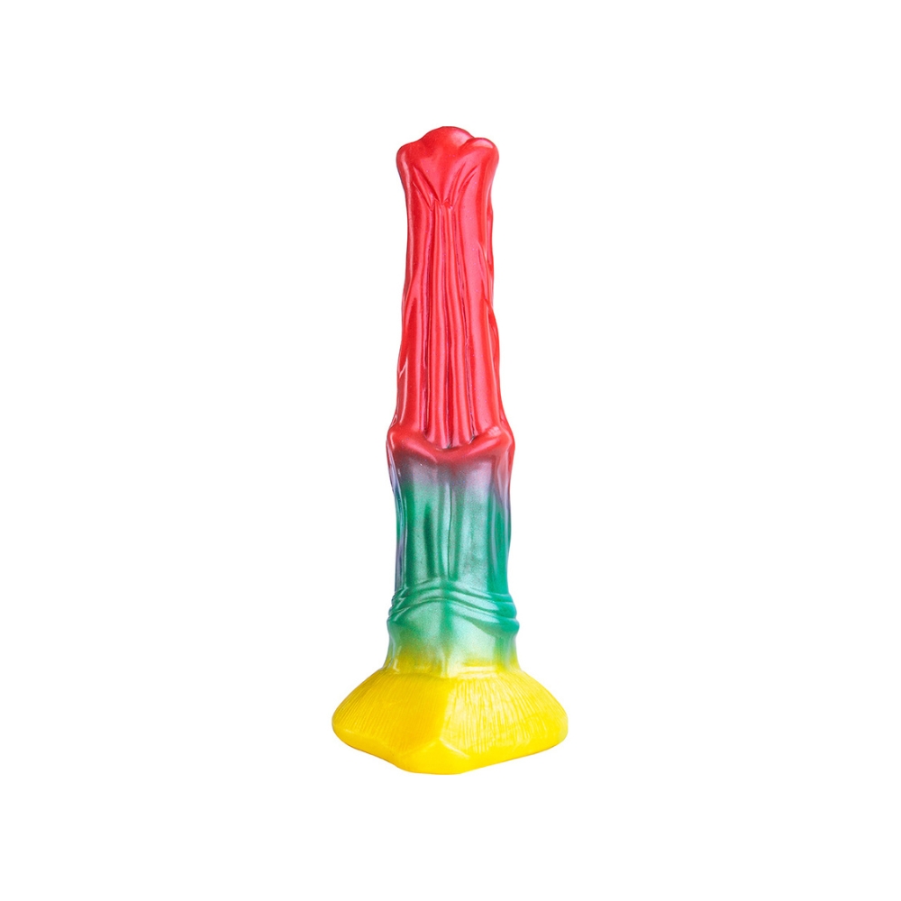Farverig Monster Dildo   26,3 Cm fra Being Fetish