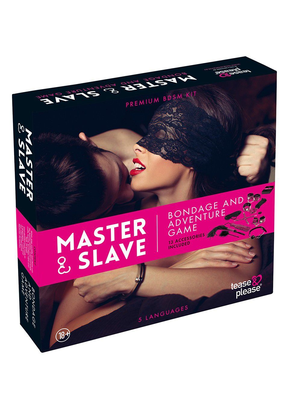 Master & Slave     Frækt Bondage Spil Til Par Pink fra 210th