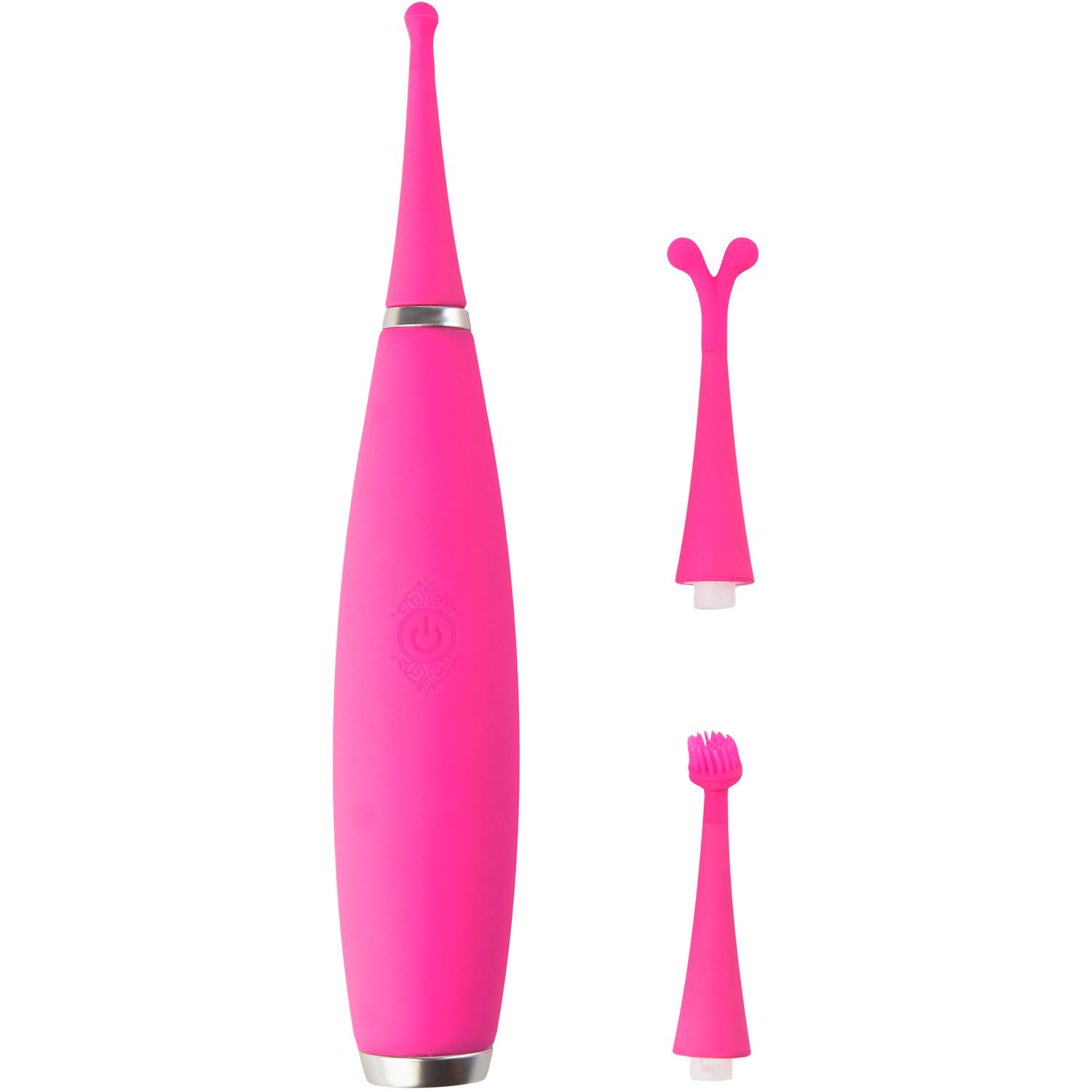 Klitoris Vibrator Med 3 Forskellige Hoveder fra Private Label
