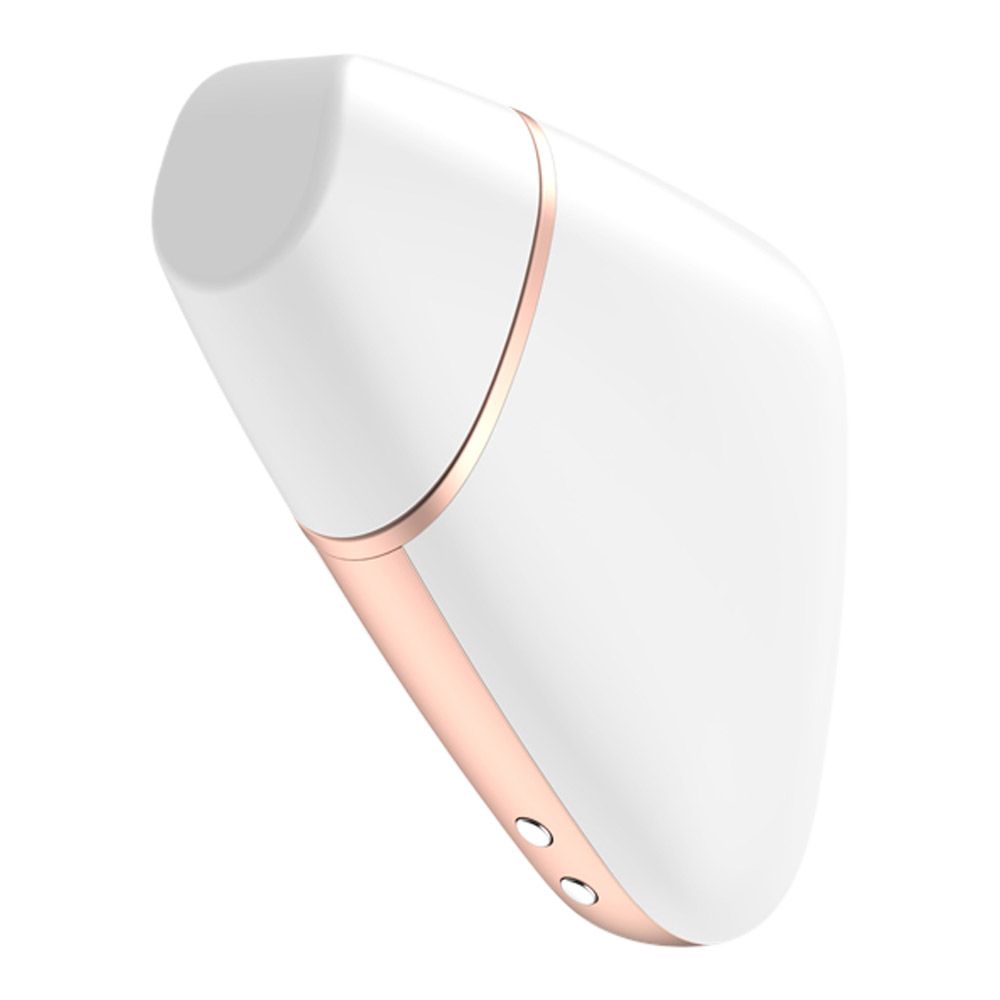Love Triangle     Klitoris Stimulator Og Vibrator Hvid fra Satisfyer