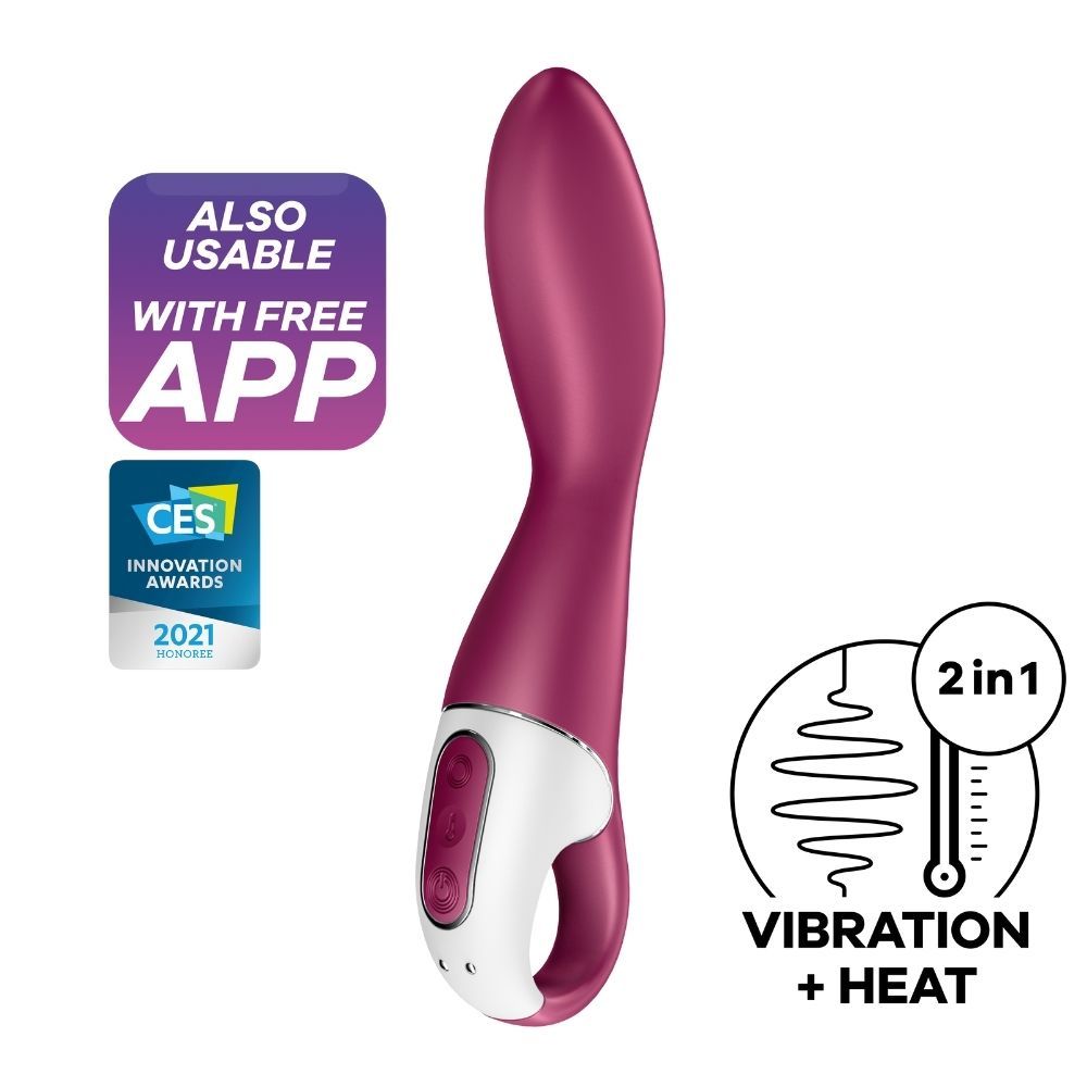 Satisfyer Heated Thrill G Punkts Vibrator Med Varme fra 210th
