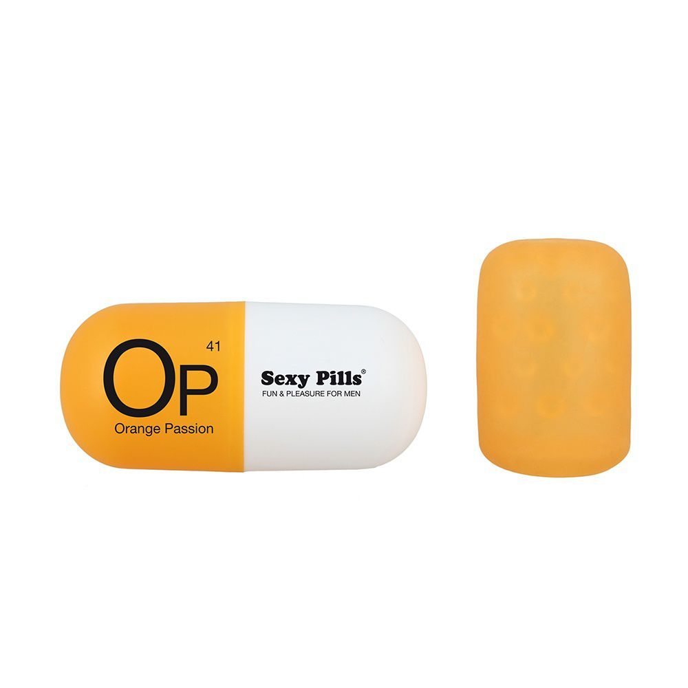 Sexy Pills     Frækt Legetøj Til Mænd   Orange fra 210th