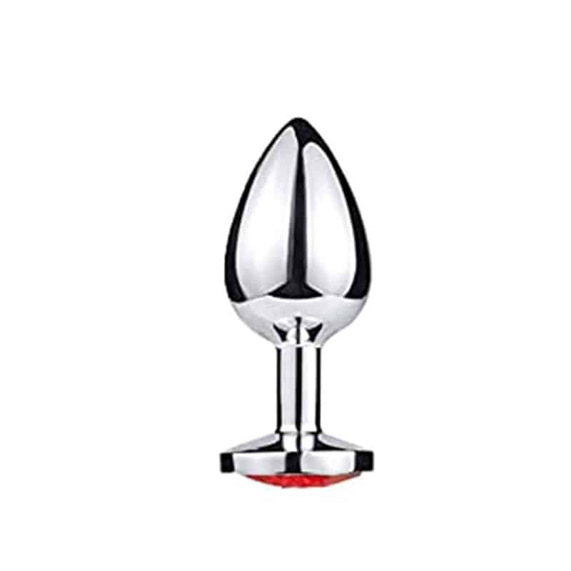 Metal Buttplug Medium Rød fra Celestials