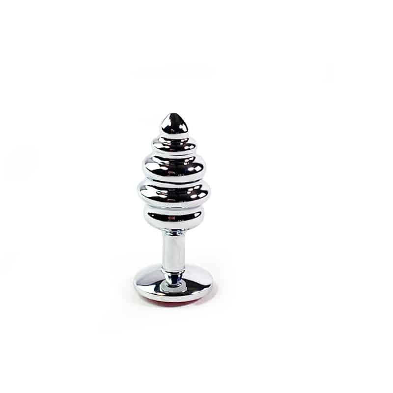 Ribbet Metal Buttplug Small fra Celestials
