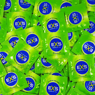 Glow Kondom, 100 Stk. fra Exs