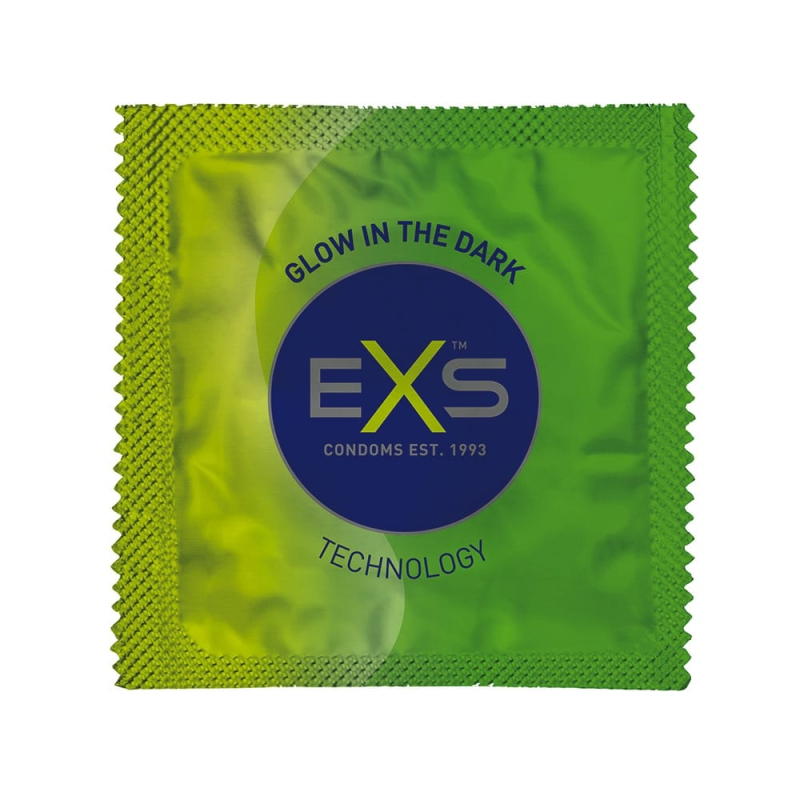 Glow Kondom, 10 Stk. fra Exs