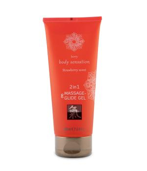 Hot Shiatsu 2in1 Jordbærduft 200 Ml fra I`m Green