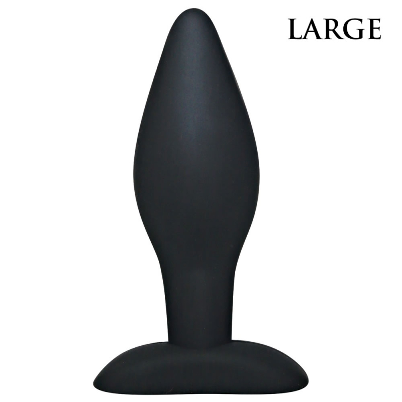 Black Velvets Silikone Anal Plug   Large fra You2toys