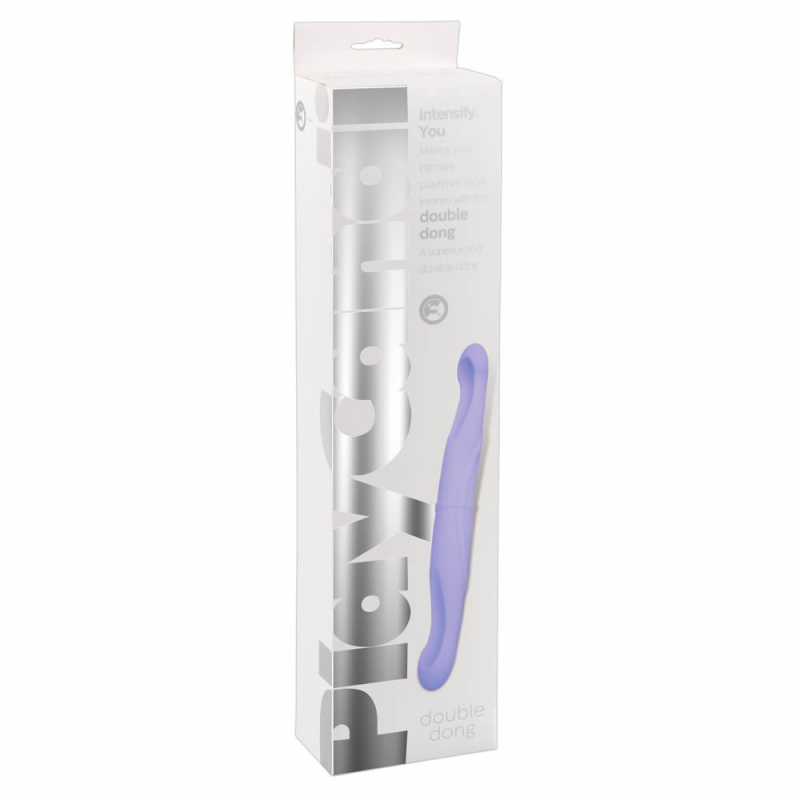 Silikone Dobbelt Dildo   Lilla fra Play Candi