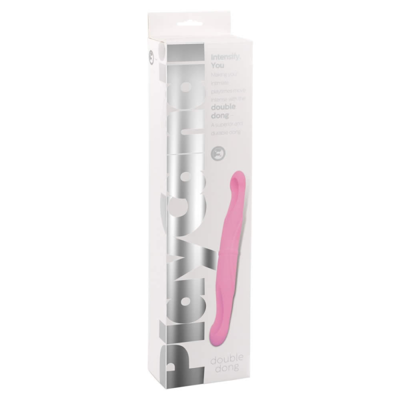 Silikone Dobbelt Dildo   Rosa fra Play Candi
