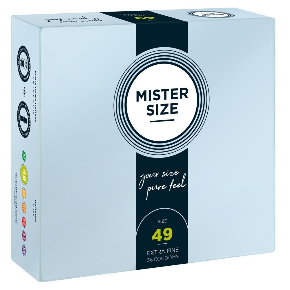 Mister Size 49 Mm     Kondomer 36stk fra 210th