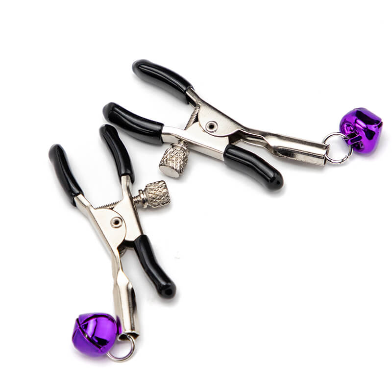 Nipple Clamps Med Lilla Klokke fra Bound