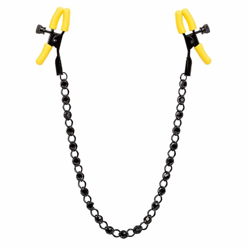 Boundless Nipple Clamps Med Kæde fra Calexotics