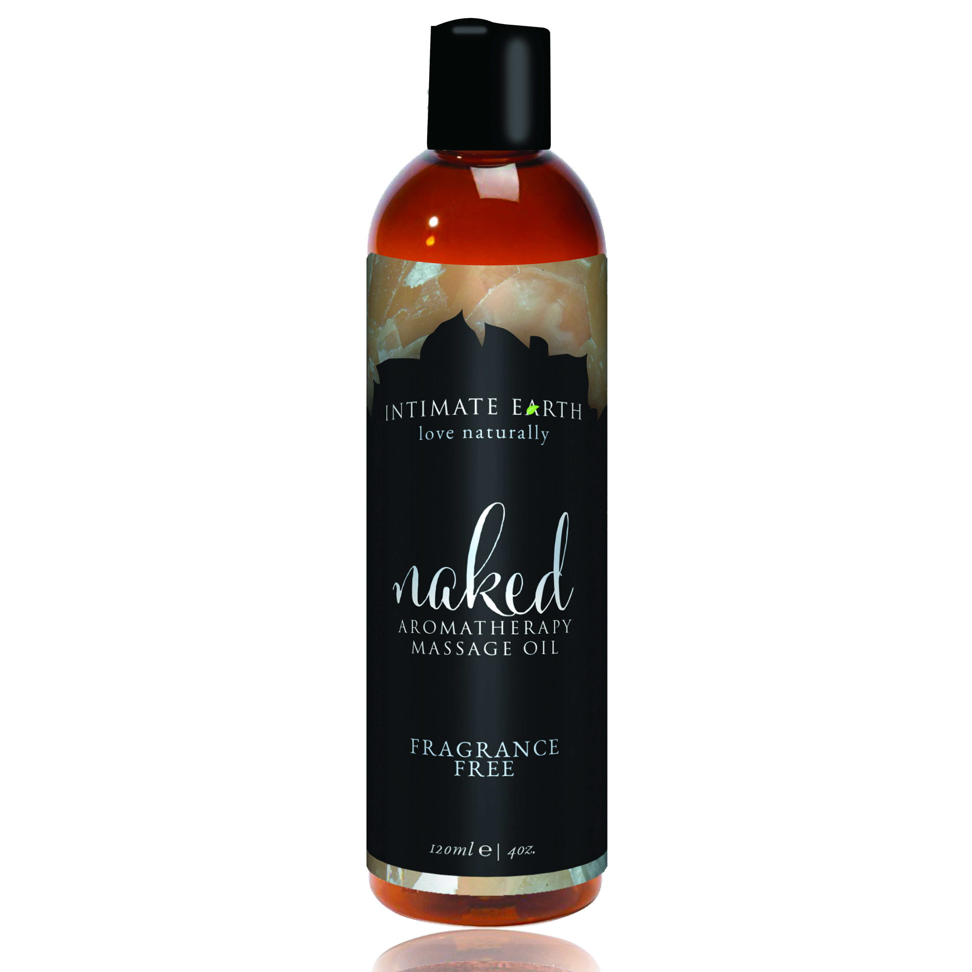 Naked     Massageolie Uden Duft   120 Ml fra Intimate Organics
