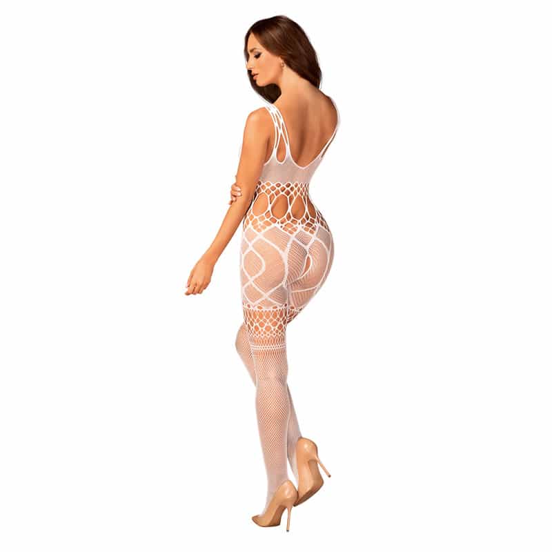 Harper Bundløs Catsuit Hvid    X fra Obsessive