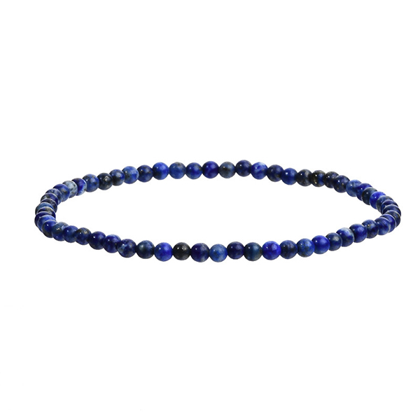 Armbånd Lapis Lazuli   3mm fra Smykker I Blå »
