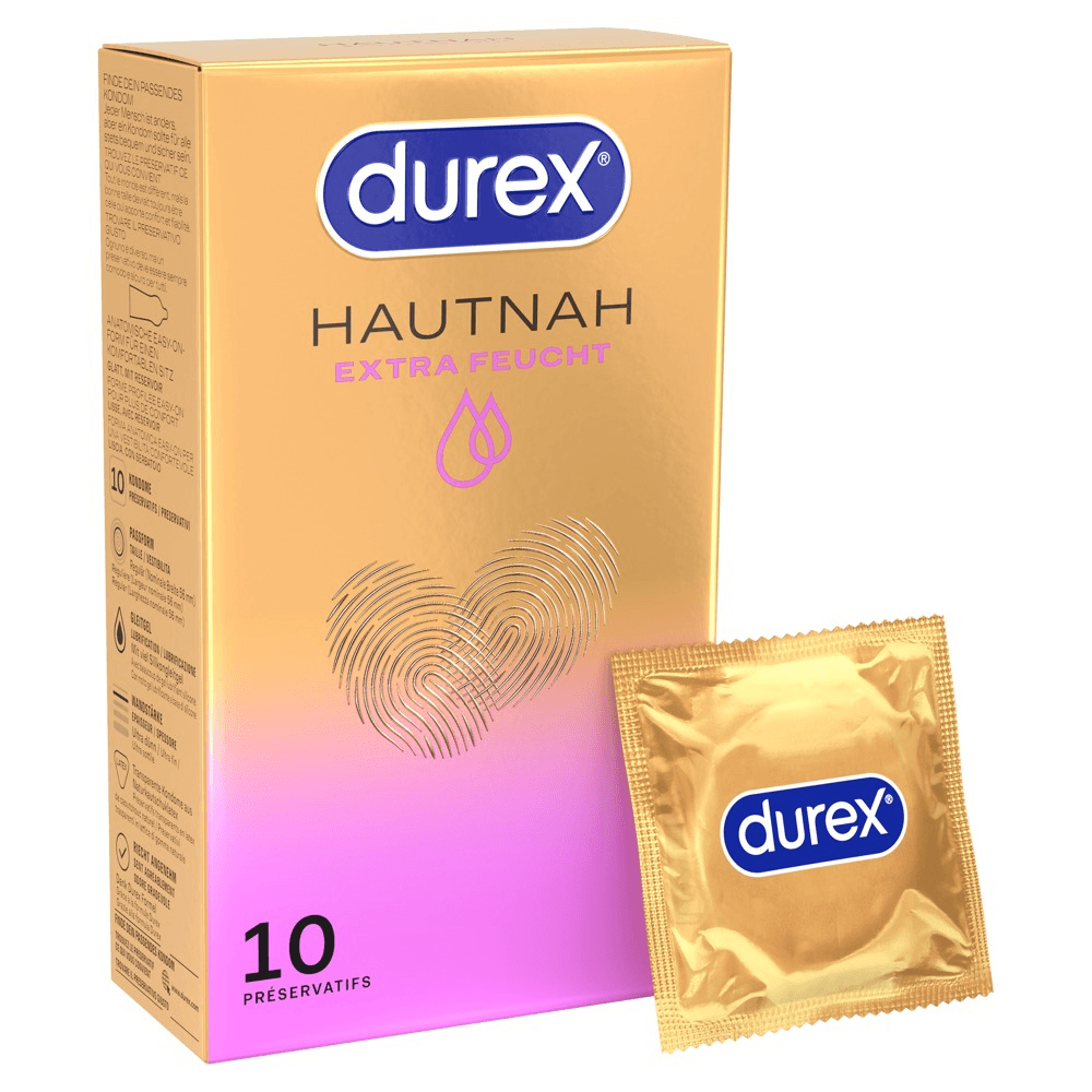 Hautnah Extra Feucht Kondomer 10 Stk fra Durex