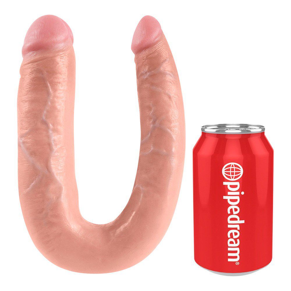 U Shaped Double Trouble Large   Lys Hudfrave fra King Cock