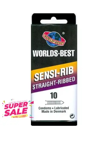 Sensi Rib 100 Stk fra Worlds Best