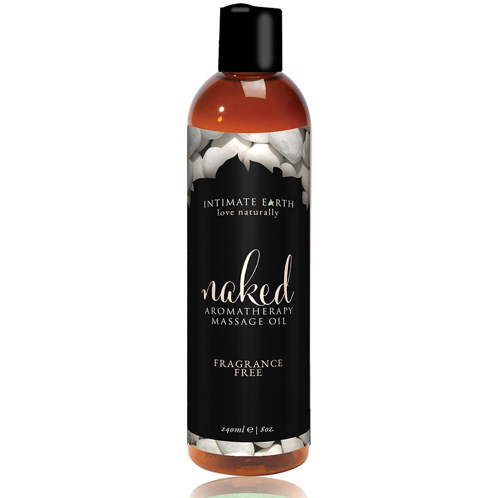 Naked     Massageolie Uden Duft   240 Ml fra Intimate Organics