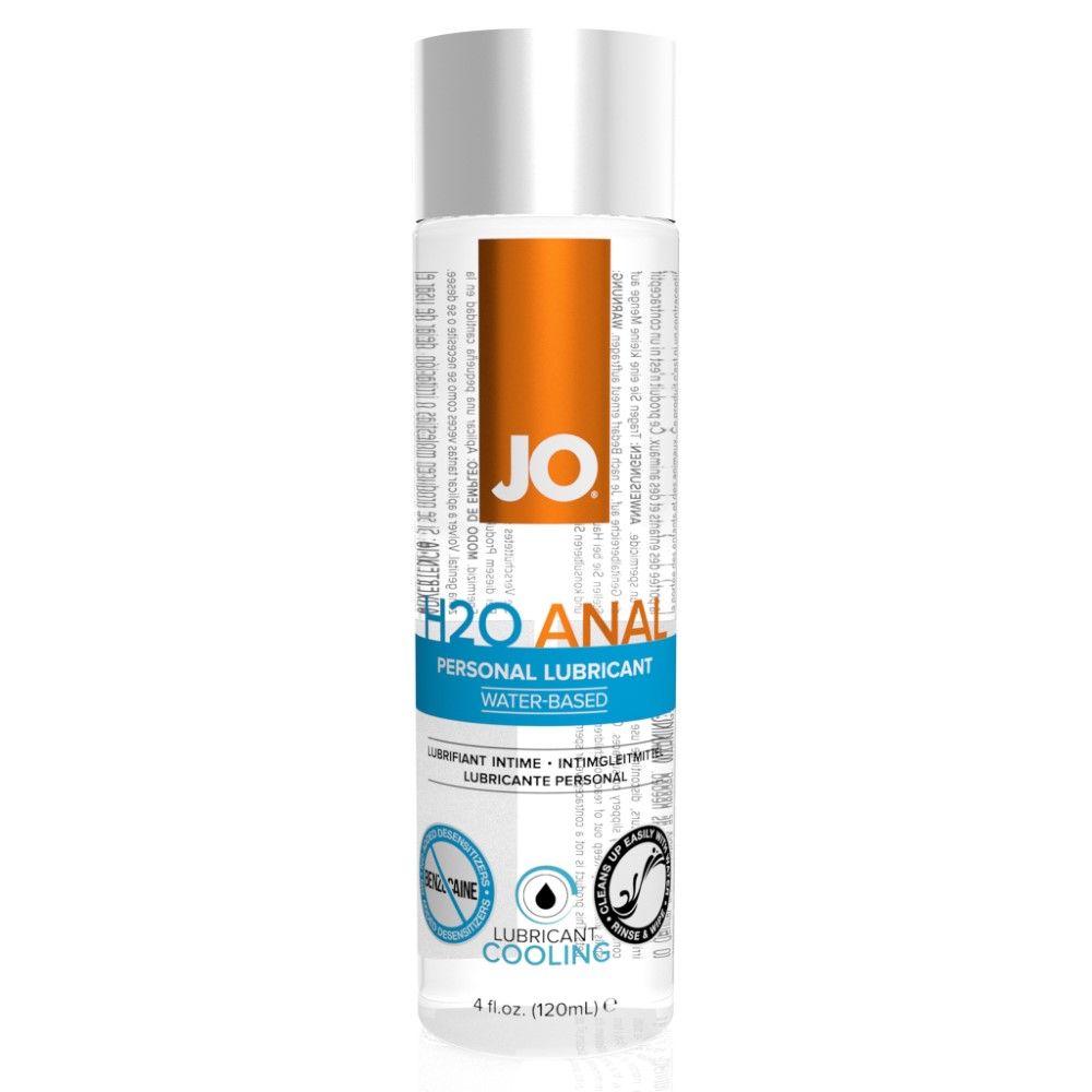 Anal H2o Cool Vandbaseret Glidecreme   120 Ml fra System Jo