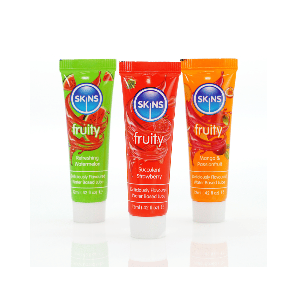 Fruity Glidecremer Med Smag   3 Stk. fra Skins