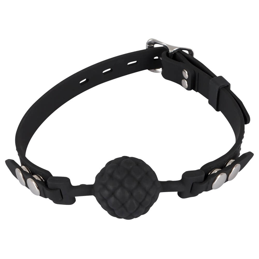 Silicone Rufle Gagball fra Bad Kitty