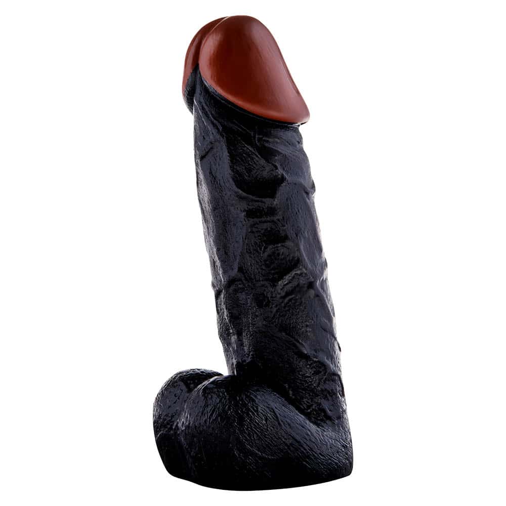 Prince Of Namibia Sort Dildo Med Kugler 20 Cm fra Toy Joy