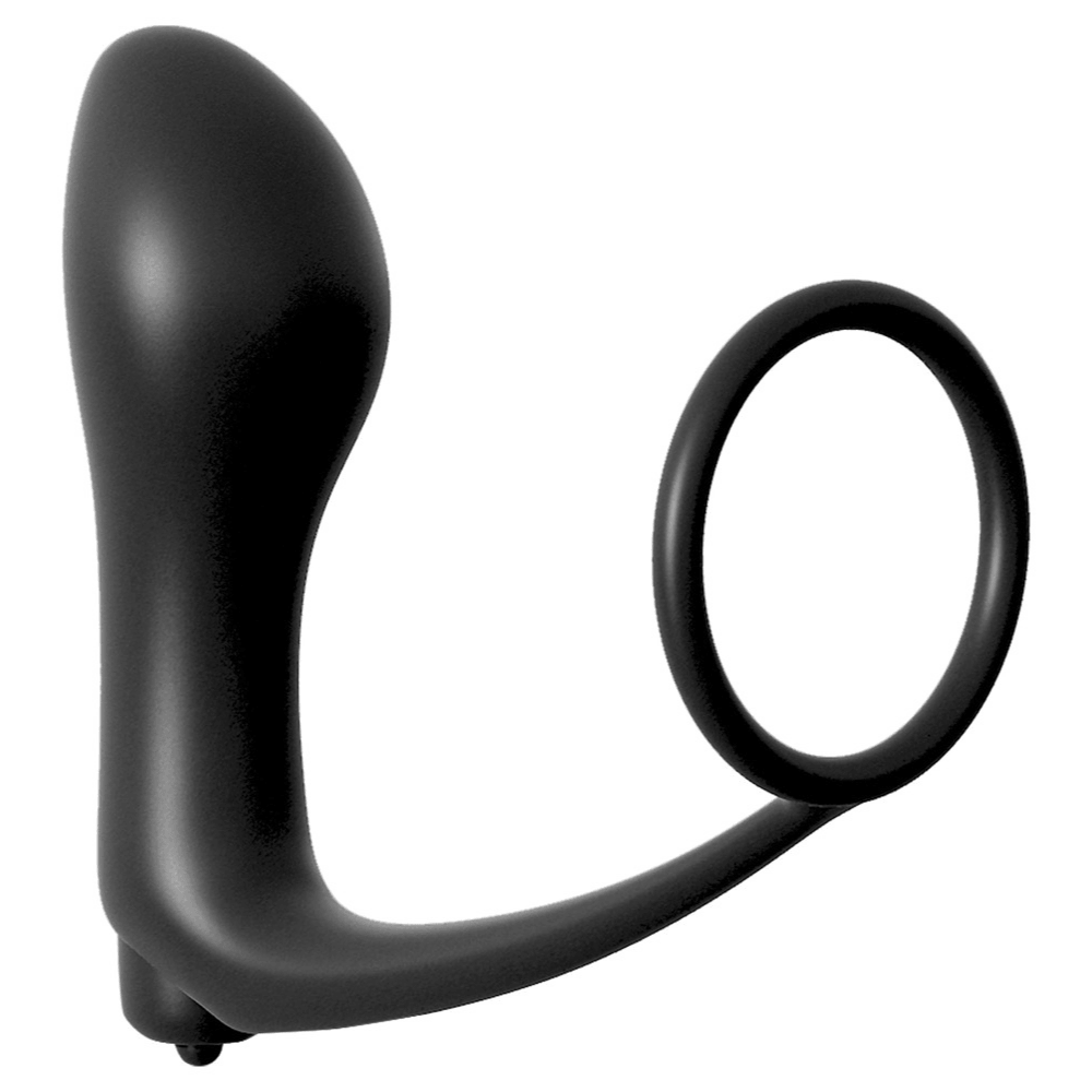Ass Gasm Cockring Med Vibrerende Analplug fra Anal Fantasy