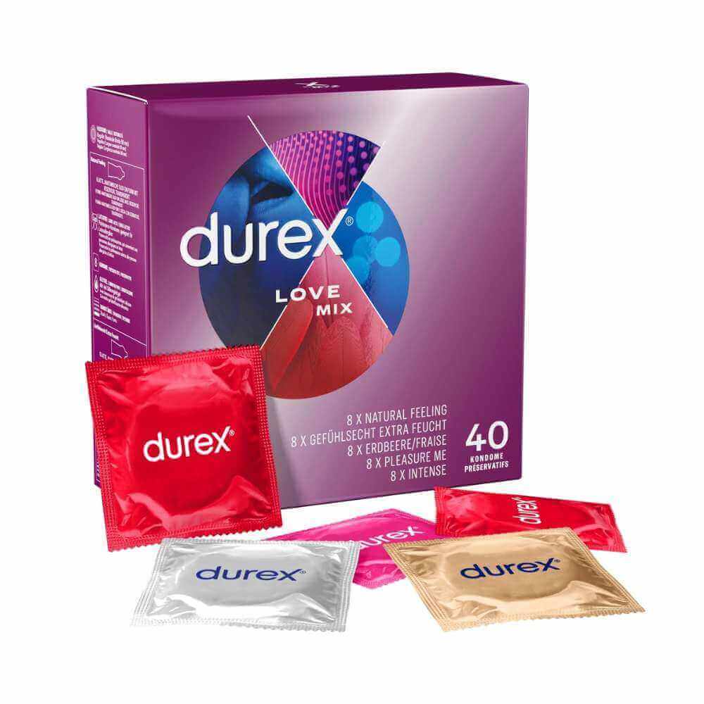 Love Mix   Kondomer 40 Stk. fra Durex