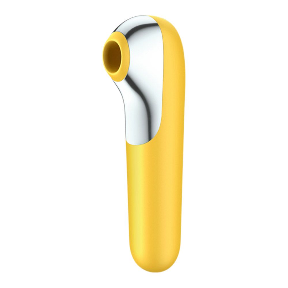 Dual Love     Klitoris Vibrator Stimulator Gul fra Satisfyer